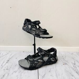 Merrell all out blaze black sandals mens size 8